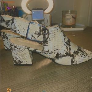Snakeskin Heels